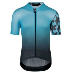 Maglia Assos Equipe Rs Ss Prof Edition Hydro Blu/nero