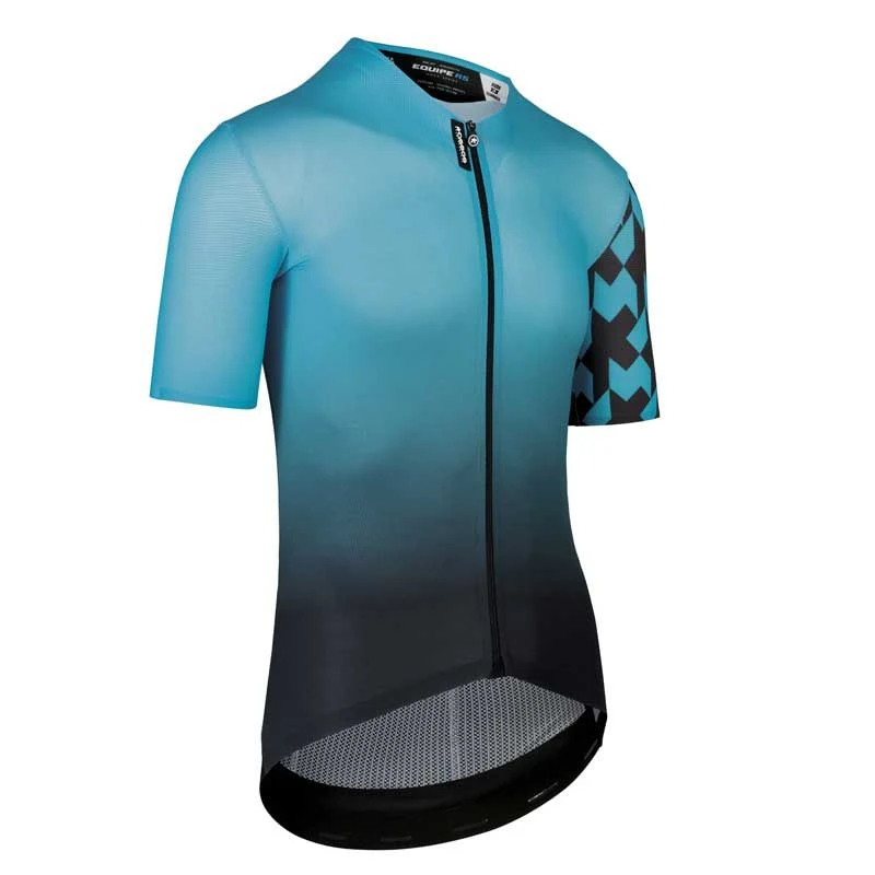 Maglia Assos Equipe Rs Ss Prof Edition Hydro Blu/nero 4 Maglia Assos Equipe Rs Ss Prof Edition Hydro Blu/nero - immagine 2