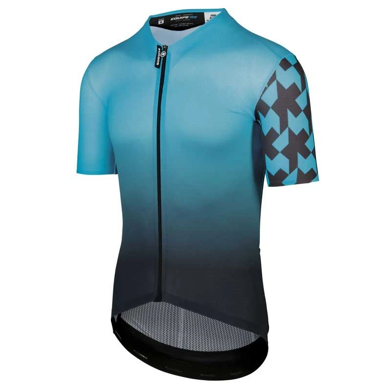 Maglia Assos Equipe Rs Ss Prof Edition Hydro Blu/nero 5 Maglia Assos Equipe Rs Ss Prof Edition Hydro Blu/nero - immagine 3