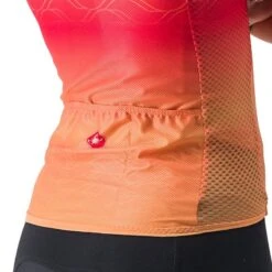 Maglia Castelli Climber's 2.0 Donna Arancione -Ricambi Bici Pro maglia castelli climber s 2 0 donna arancione 3