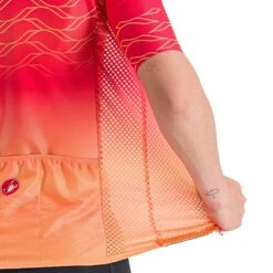 Maglia Castelli Climber's 2.0 Donna Arancione -Ricambi Bici Pro maglia castelli climber s 2 0 donna arancione 4