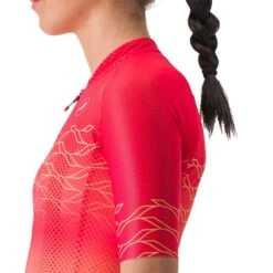 Maglia Castelli Climber's 2.0 Donna Arancione -Ricambi Bici Pro maglia castelli climber s 2 0 donna arancione 5