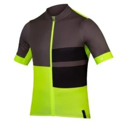 Maglia Endura FS260 Print Giallo Fluo