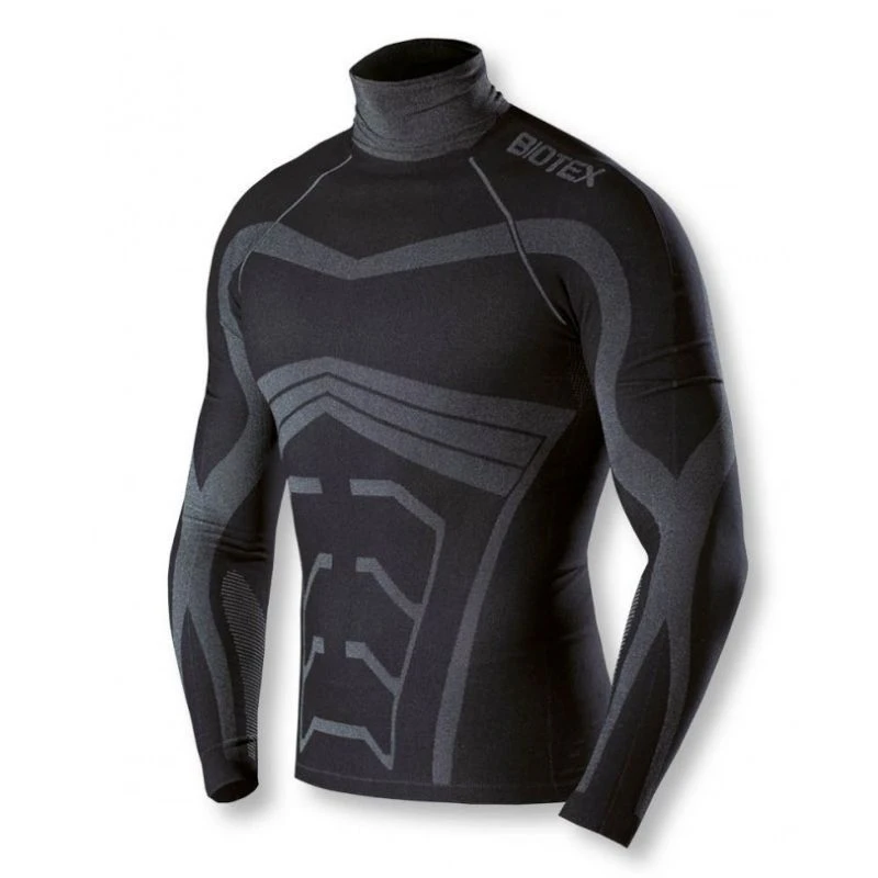 Maglia Intima Manica Lunga Biotex Lupetto Limitless Nero 3 Maglia Intima Manica Lunga Biotex Lupetto Limitless Nero