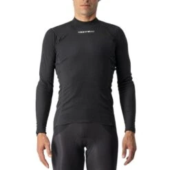 Maglia Intima Manica Lunga Castelli Flanders Warm Nero