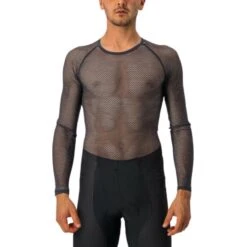 Maglia Intima Manica Lunga Castelli Miracolo Wool Nero