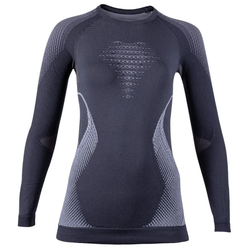 Maglia Intima Manica Lunga Giro Collo Uyn Evolutyon Donna Nero/grigio 3 Maglia Intima Manica Lunga Giro Collo Uyn Evolutyon Donna Nero/grigio