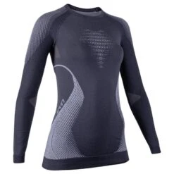 Maglia Intima Manica Lunga Giro Collo Uyn Evolutyon Donna Nero/grigio 7 Maglia Intima Manica Lunga Giro Collo Uyn Evolutyon Donna Nero/grigio -Ricambi Bici Pro maglia intima manica lunga giro collo uyn evolutyon donna nero grigio 3