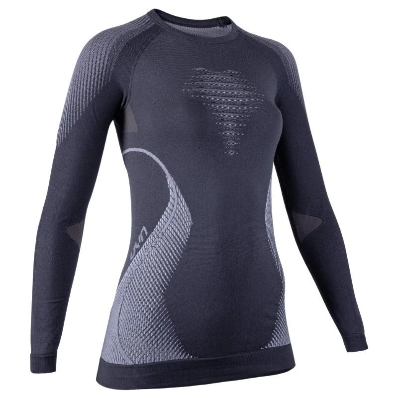 Maglia Intima Manica Lunga Giro Collo Uyn Evolutyon Donna Nero/grigio 5 Maglia Intima Manica Lunga Giro Collo Uyn Evolutyon Donna Nero/grigio - immagine 3