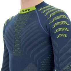 Maglia Intima Manica Lunga Uyn Resilyon Blu/giallo 8 Maglia Intima Manica Lunga Uyn Resilyon Blu/giallo -Ricambi Bici Pro maglia intima manica lunga uyn resilyon blu giallo 3