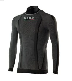 Maglia Intimo Sixs Collo Alto Lupetto Bambino Nero