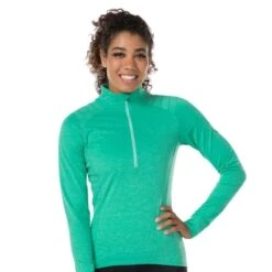 Maglia Manica Lunga Bontrager Vella Thermal Donna Verde