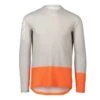 Maglia Manica Lunga Poc Mtb Pure Grigio/arancione -Ricambi Bici Pro maglia manica lunga poc mtb pure grigio arancione 1