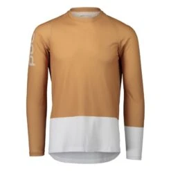 Maglia Manica Lunga Poc Pure Mtb Marrone/bianco