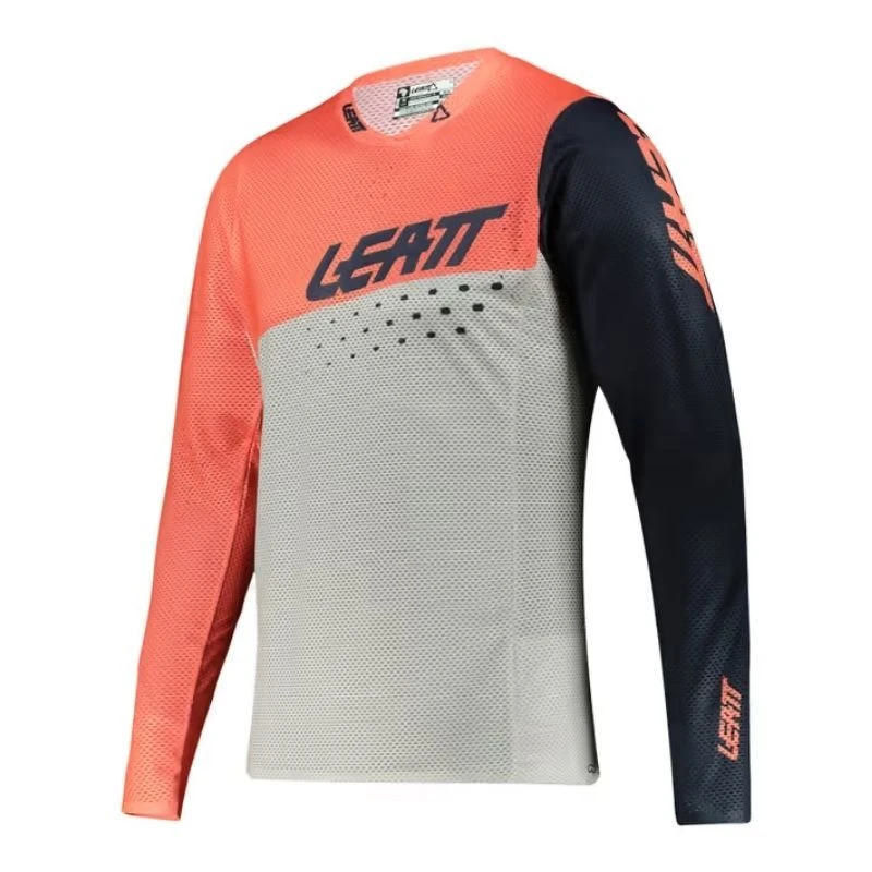 Maglia Maniche Lunghe Leatt Gravity 4.0 Bambino Grigio/corallo 3 Maglia Maniche Lunghe Leatt Gravity 4.0 Bambino Grigio/corallo