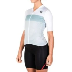 Maglia Pissei Tempo Donna Bianco/verde -Ricambi Bici Pro maglia pissei tempo donna bianco verde 3