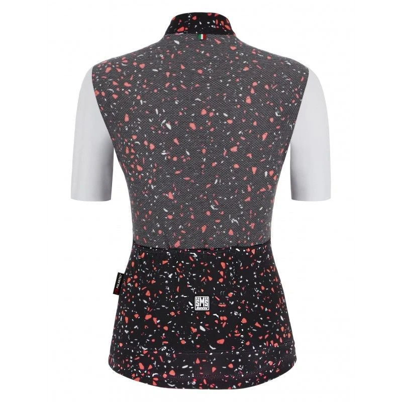 Maglia Santini Delta Pietra Donna Nero/fucsia 4 Maglia Santini Delta Pietra Donna Nero/fucsia - immagine 2