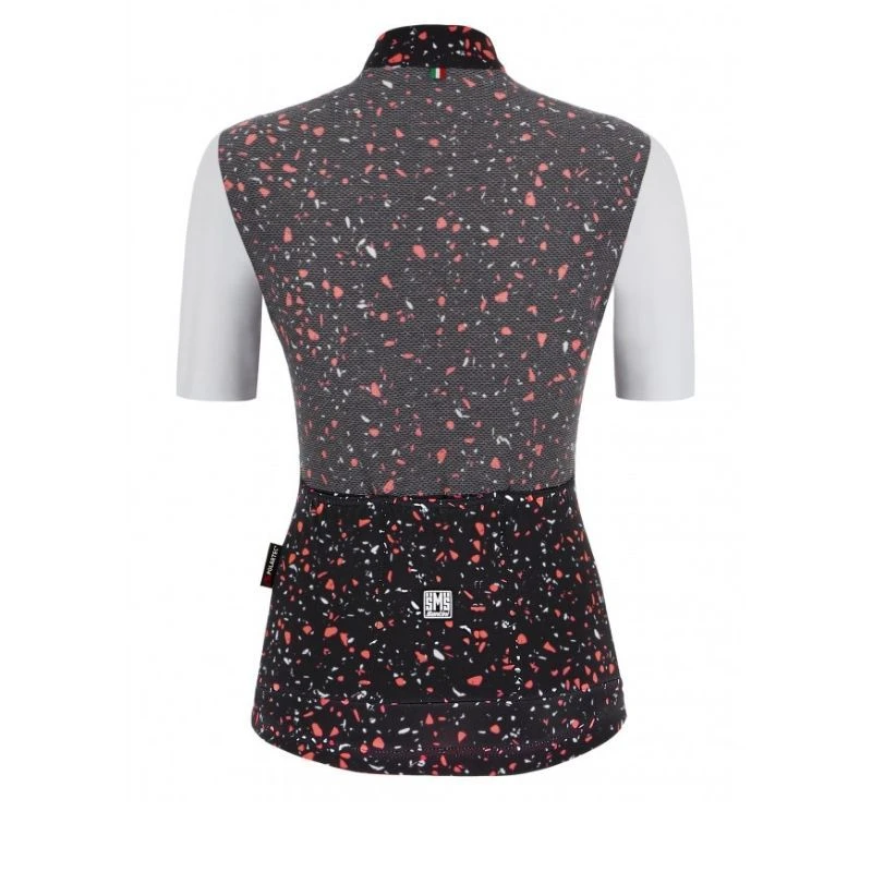 Maglia Santini Delta Pietra Donna Nero/fucsia 5 Maglia Santini Delta Pietra Donna Nero/fucsia - immagine 3