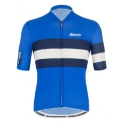 Maglia Santini Eco Sleek Bengal Blu Royal