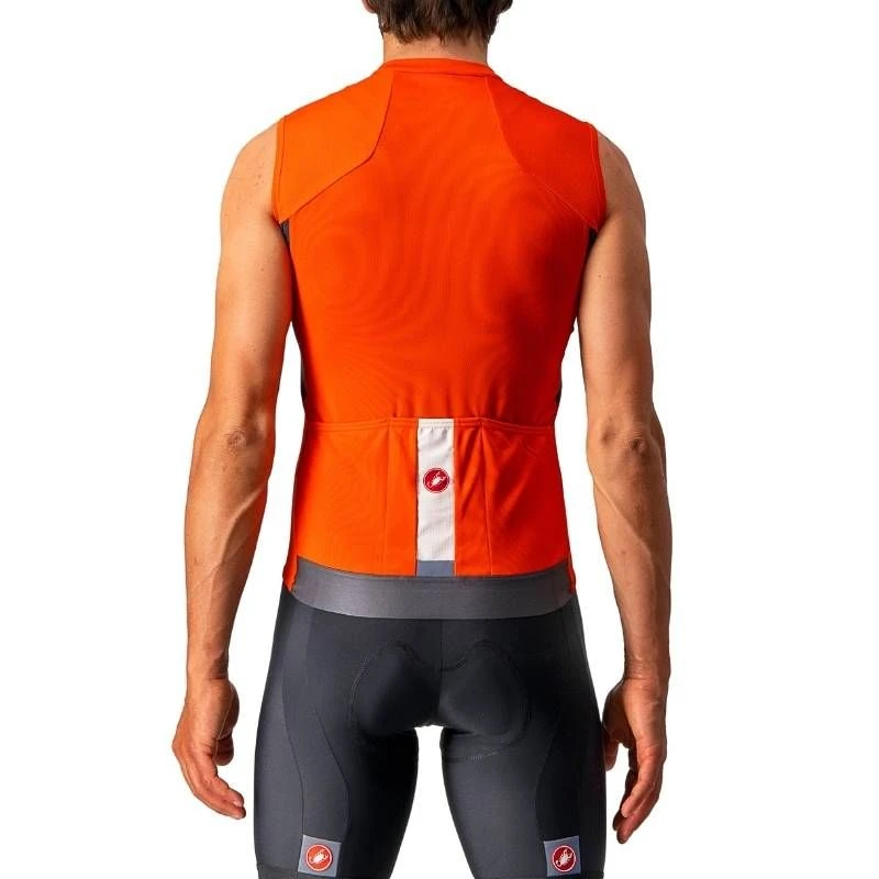 Maglia Smanicata Castelli Entrata VI Rosso Fuoco 4 Maglia Smanicata Castelli Entrata VI Rosso Fuoco - immagine 2