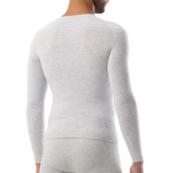 Maglia Intima Manica Lunga Giro Collo Silveskin Stay Warm Grigio -Ricambi Bici Pro maglia termica manica lunga giro collo2