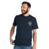 T-shirt Trek Check Script Blu Scuro -Ricambi Bici Pro magliatrek