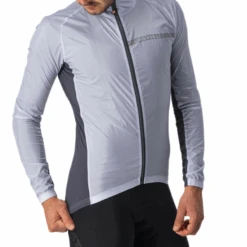 Mantellina Castelli Squadra Stretch Grigio 11 Mantellina Castelli Squadra Stretch Grigio -Ricambi Bici Pro mantellina castelli squadra stretch grigio 4