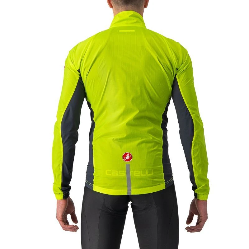 Mantellina Castelli Squadra Stretch Lime 4 Mantellina Castelli Squadra Stretch Lime - immagine 2