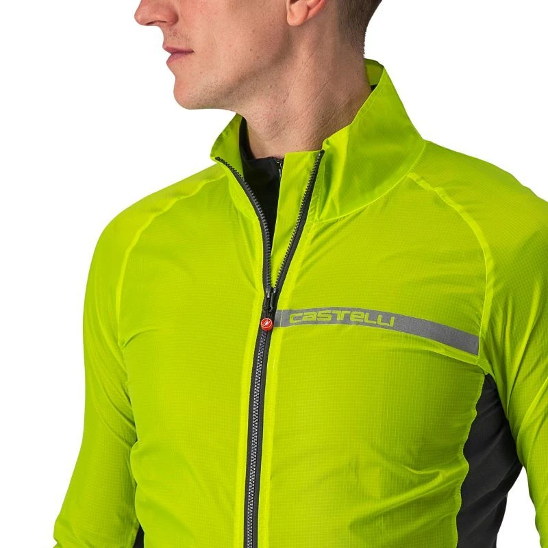 Mantellina Castelli Squadra Stretch Lime 5 Mantellina Castelli Squadra Stretch Lime - immagine 3