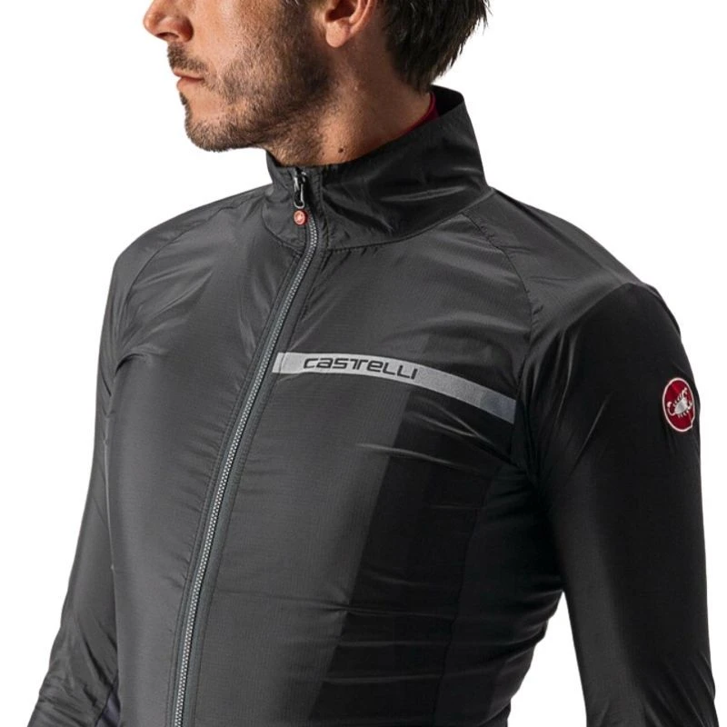 Mantellina Castelli Squadra Stretch Nero/grigio 7 Mantellina Castelli Squadra Stretch Nero/grigio - immagine 5