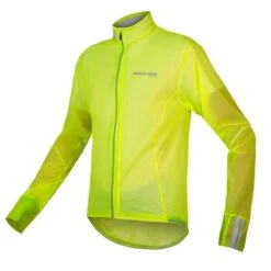 Mantellina Impermeabile Endura FS260-Pro Adrenaline Race Cape II Giallo Fluo
