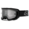 Maschera Fox Racing Main X Stray Nero Lente Trasparente -Ricambi Bici Pro maschera fox racing main x stray nero lente trasparente