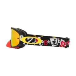 Maschera Oakley O Frame 2.0 Pro Mx Nero/rosso Lente Fuoco Iridium Troy Lee Designs Collection -Ricambi Bici Pro maschera oakley o frame 2 0 pro mx 1 3