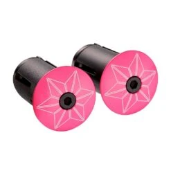 Supacaz Nastro Manubrio Super Sticky Kush Galaxy Nero/rosa Fluo 25522-3150 -Ricambi Bici Pro neon pink bar plugs