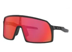 Oakley Sutro S Nero Opaco Lenti Prizm Trail Torch -Ricambi Bici Pro oakley sutro s trail torch
