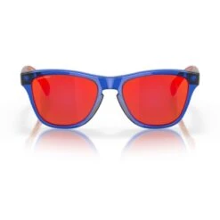 Occhiali Oakley Frogskins Bambino Xxs Crystal Blu Lenti Prizm Ruby -Ricambi Bici Pro occhiali oakley frogskins xxs crystal blu lenti prizm ruby 4