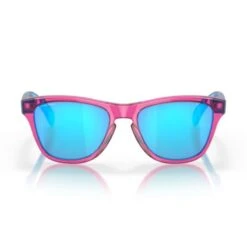 Occhiali Oakley Frogskins Bambino Xxs Rosa Fluo/azzurro Lenti Prizm Sapphire -Ricambi Bici Pro occhiali oakley frogskins xxs rosa fluo azzurro lenti prizm sapphire 4