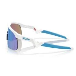 Occhiali Oakley Resistor Bianco Lucido Ragazzo Lenti Prizm Sapphire -Ricambi Bici Pro occhiali oakley resistor bianco lucido lenti prizm sapphire 4
