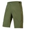 Pantaloni Corti Endura GV500 Foyle Verde -Ricambi Bici Pro pantaloni corti endura gv500 foyle verde