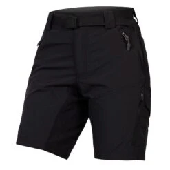 Pantaloni Corti Endura Hummvee Con Fondello Donna Nero