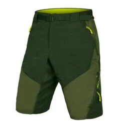 Pantaloni Corti Endura Hummvee II Con Fondello Verde Oliva