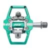 HT Components Pedali T1 Cyan Green -Ricambi Bici Pro pedali ht components t1 cyan green 102001t1243101