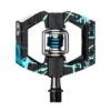 Pedali Crankbrothers Mallet E Ls Ltd Splatter Nero/blu -Ricambi Bici Pro pedalimalletls
