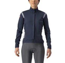 Giacca Castelli Perfetto RoS Rosso Corsa Donna Savile Blu/argento