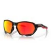 Occhiali Oakley Plazma Nero Opaco Lente Prizm Ruby 2 Occhiali Oakley Plazma Nero Opaco Lente Prizm Ruby -Ricambi Bici Pro plazmad