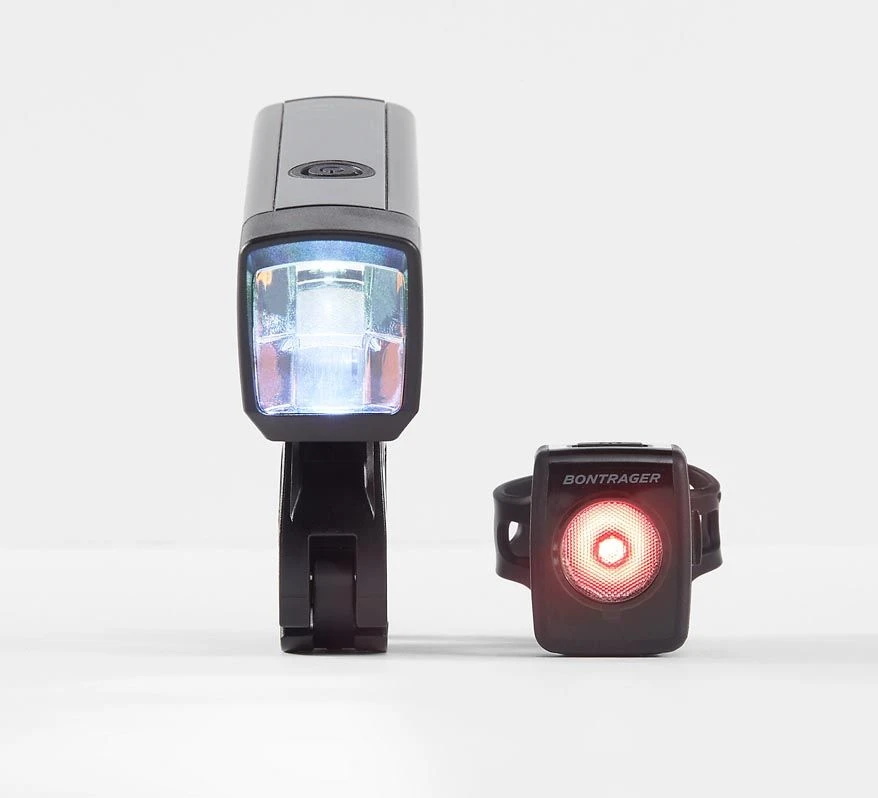 Set Luci Trek Commuter Pro Rt/flare Rt Ant/post Usb Nero 4 Set Luci Trek Commuter Pro Rt/flare Rt Ant/post Usb Nero - immagine 2