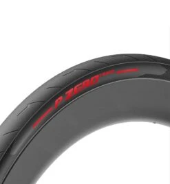 Copertone Pirelli Pzero Race Italy 700x26 Color Edition Nero/rosso
