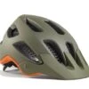 BONTRAGER Casco Rally Wavecel Verde/arancione -Ricambi Bici Pro rally wavecel
