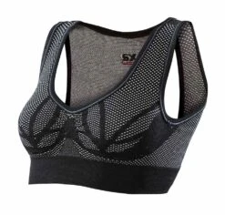 Reggiseno Sportivo Sixs Carbon Donna Nero
