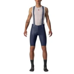 Salopette Castelli Free Aero Rc Rosso Corsa Belgian Blu